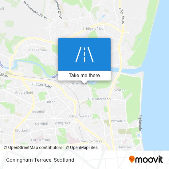 Coningham Terrace map