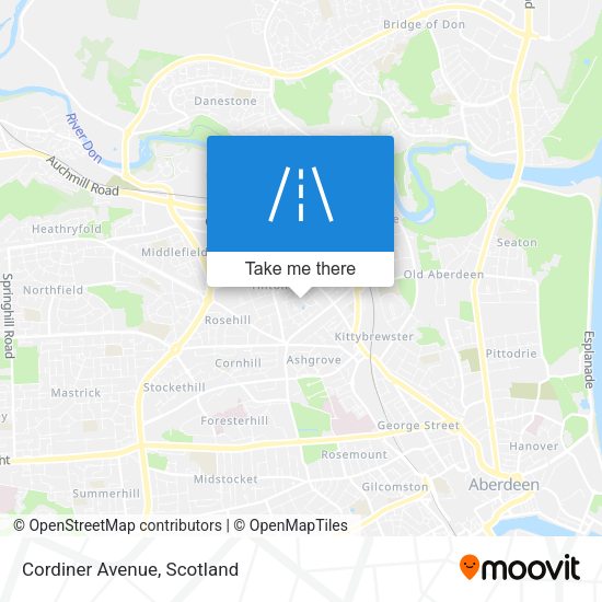 Cordiner Avenue map