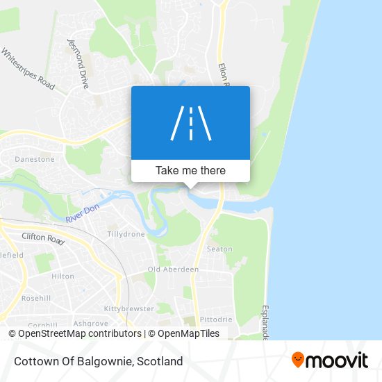 Cottown Of Balgownie map