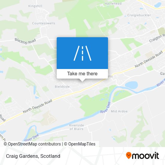 Craig Gardens map