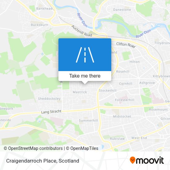Craigendarroch Place map