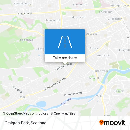Craigton Park map