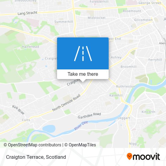Craigton Terrace map