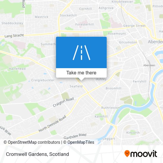 Cromwell Gardens map