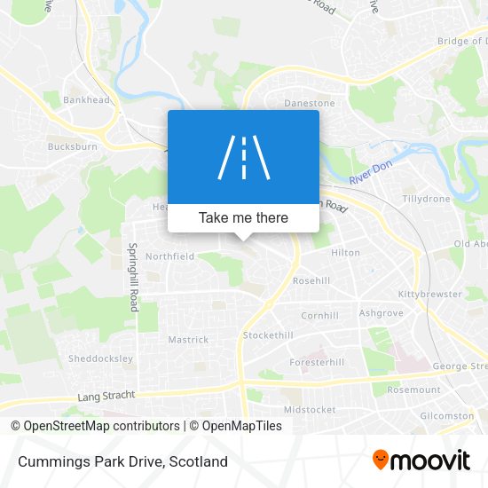 Cummings Park Drive map