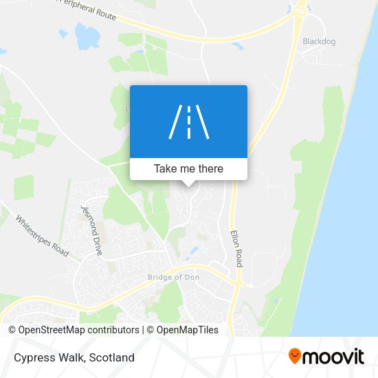 Cypress Walk map