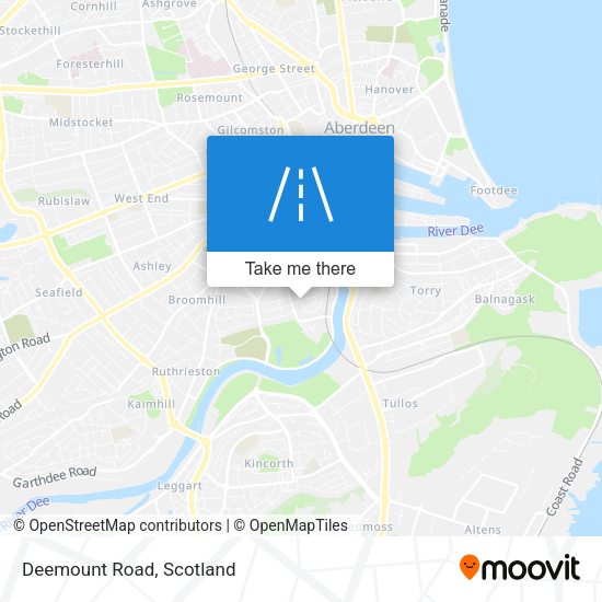 Deemount Road map
