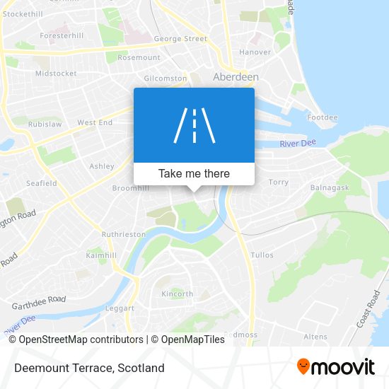 Deemount Terrace map