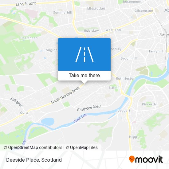 Deeside Place map