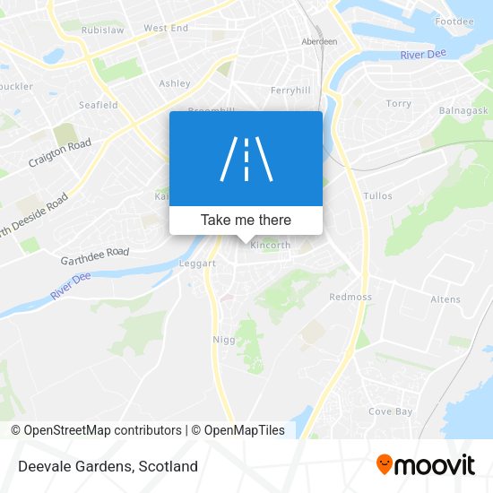 Deevale Gardens map