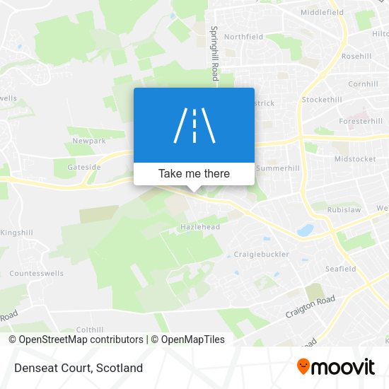 Denseat Court map
