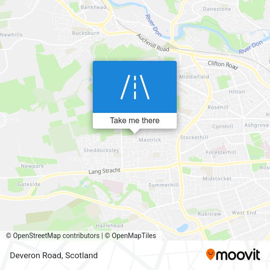 Deveron Road map
