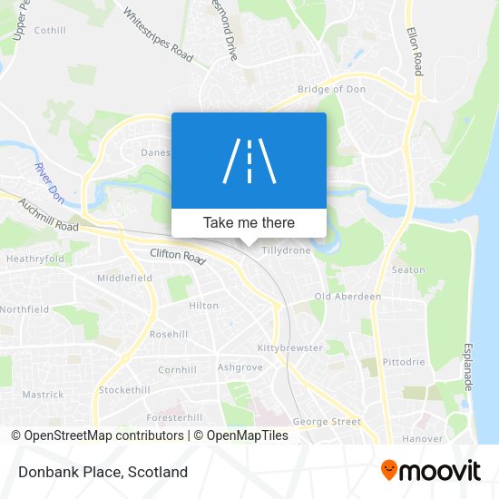 Donbank Place map