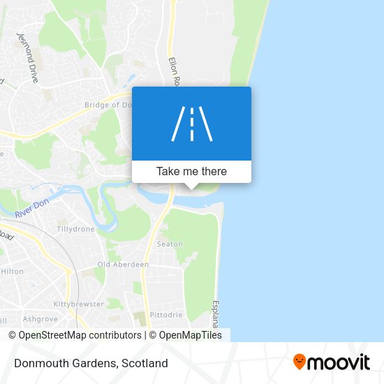 Donmouth Gardens map