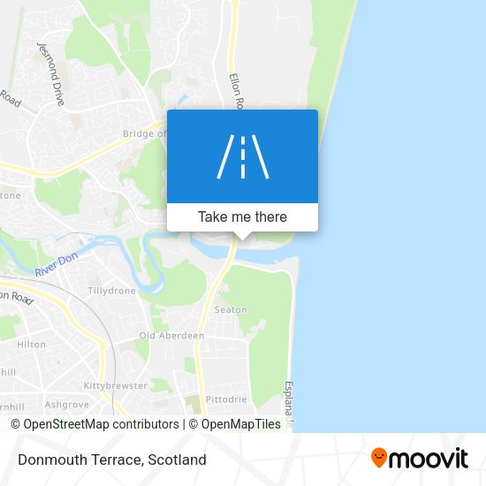Donmouth Terrace map