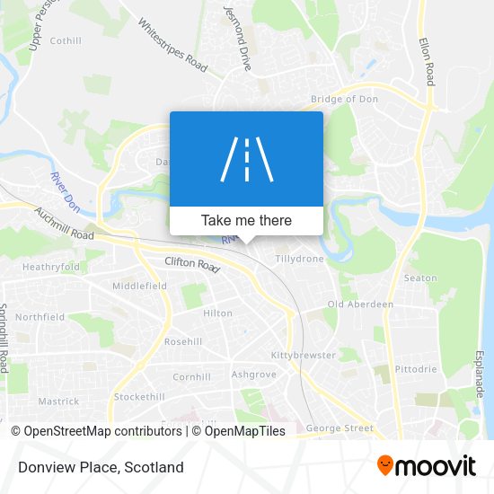 Donview Place map