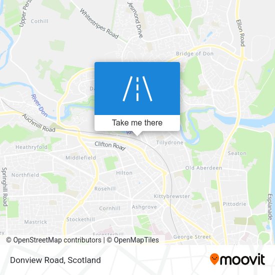 Donview Road map