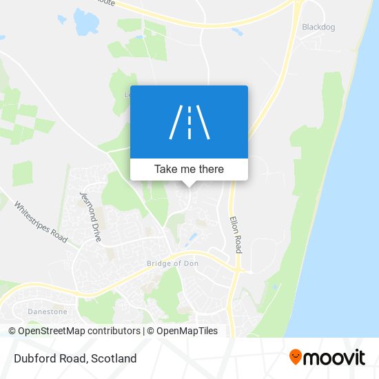 Dubford Road map