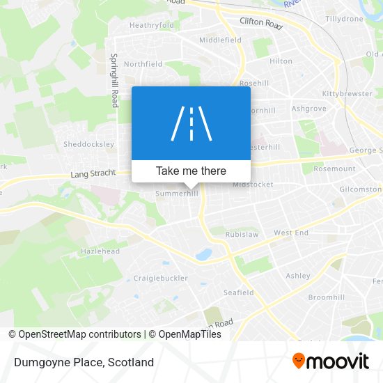 Dumgoyne Place map