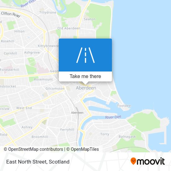 East North Street map