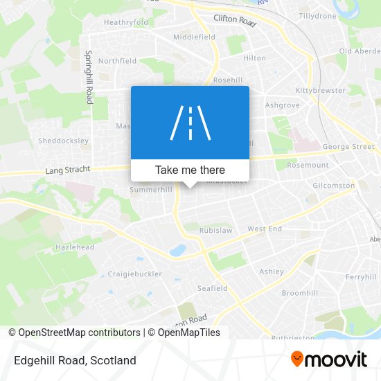 Edgehill Road map