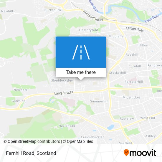 Fernhill Road map
