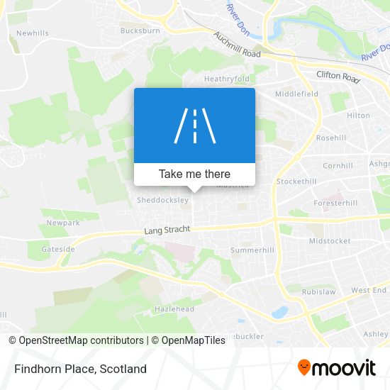 Findhorn Place map