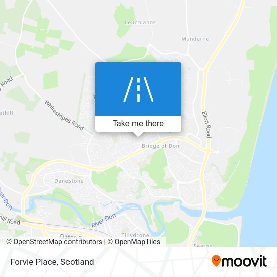 Forvie Place map