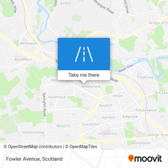 Fowler Avenue map