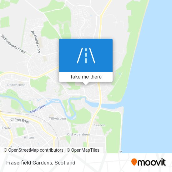 Fraserfield Gardens map