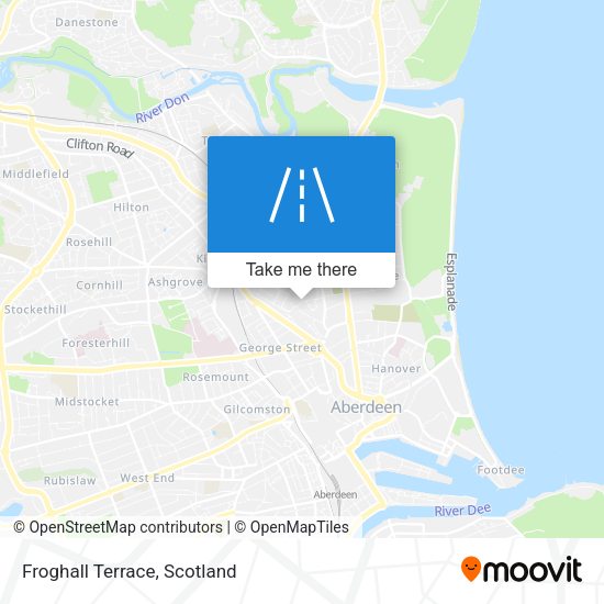 Froghall Terrace map