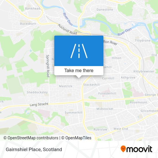 Gairnshiel Place map
