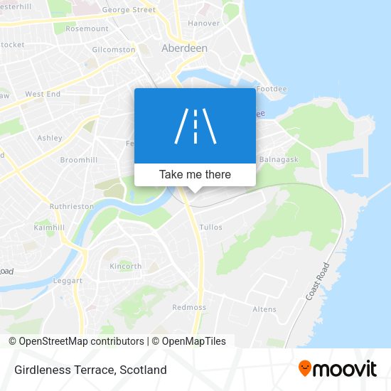Girdleness Terrace map