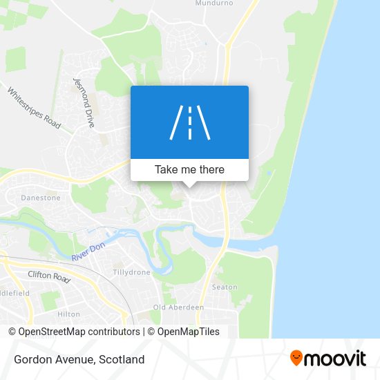 Gordon Avenue map