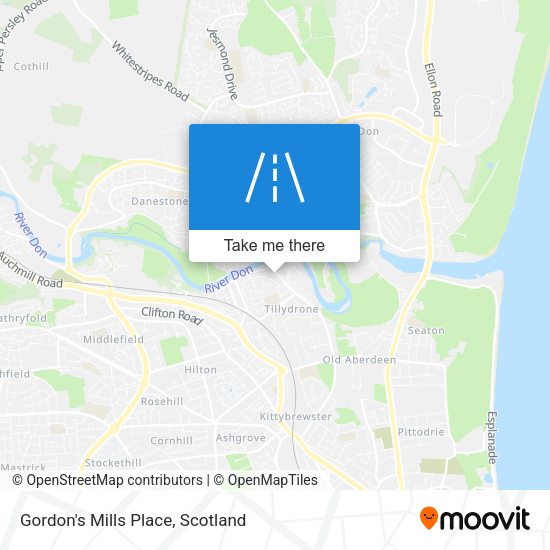 Gordon's Mills Place map