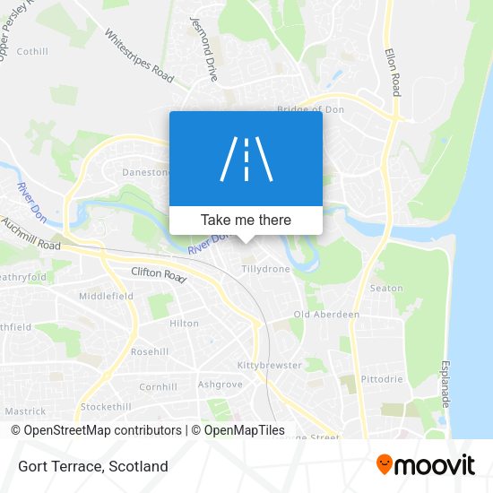 Gort Terrace map