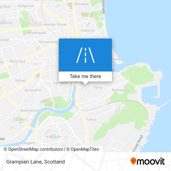 Grampian Lane map