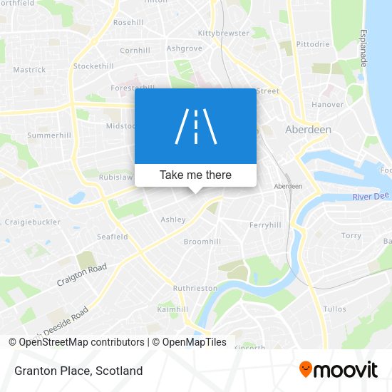Granton Place map