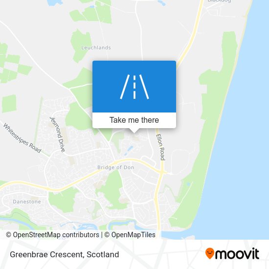 Greenbrae Crescent map