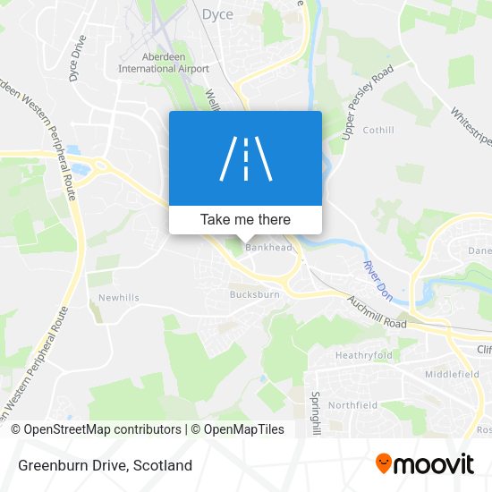 Greenburn Drive map