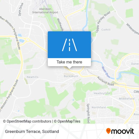 Greenburn Terrace map