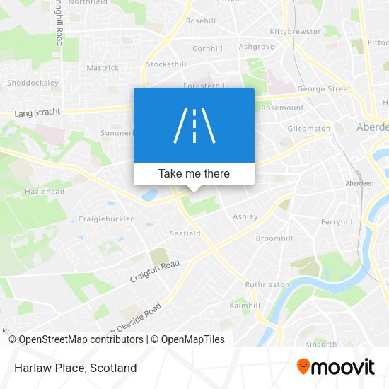 Harlaw Place map