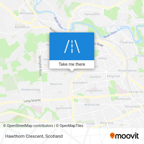 Hawthorn Crescent map