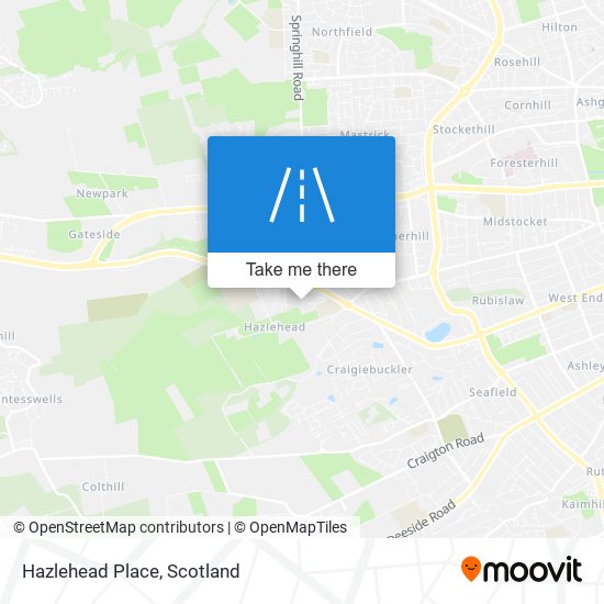 Hazlehead Place map
