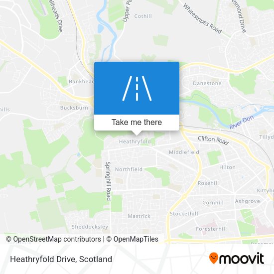 Heathryfold Drive map