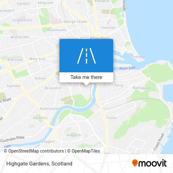Highgate Gardens map