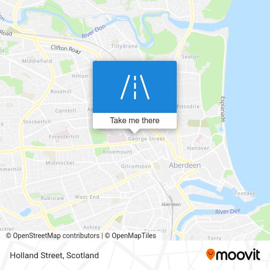 Holland Street map