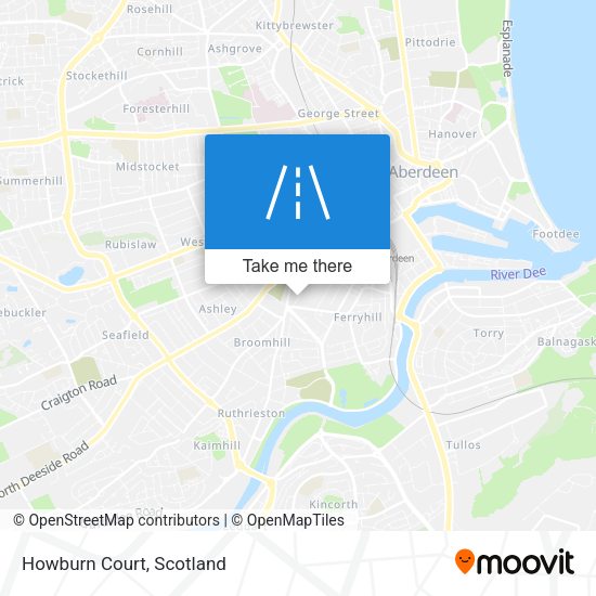 Howburn Court map