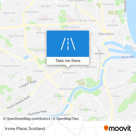 Irvine Place map
