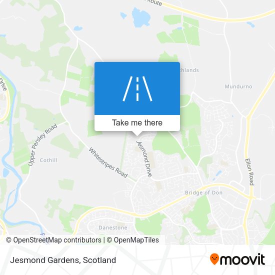 Jesmond Gardens map